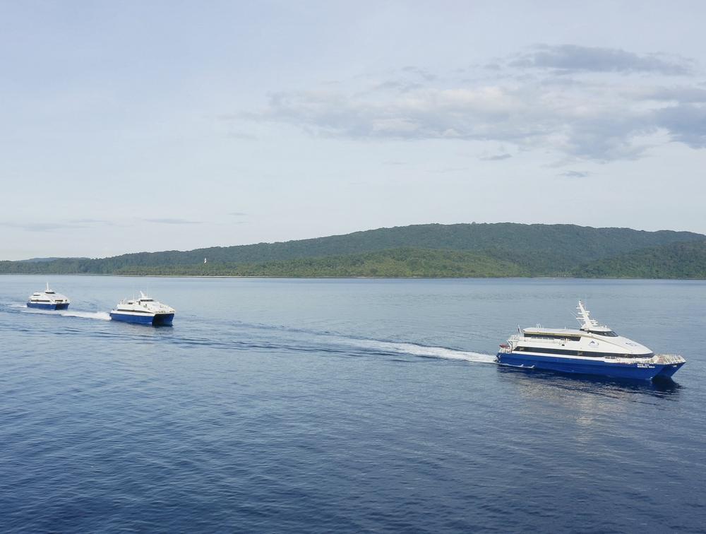 Catamaran ferry to Havelock